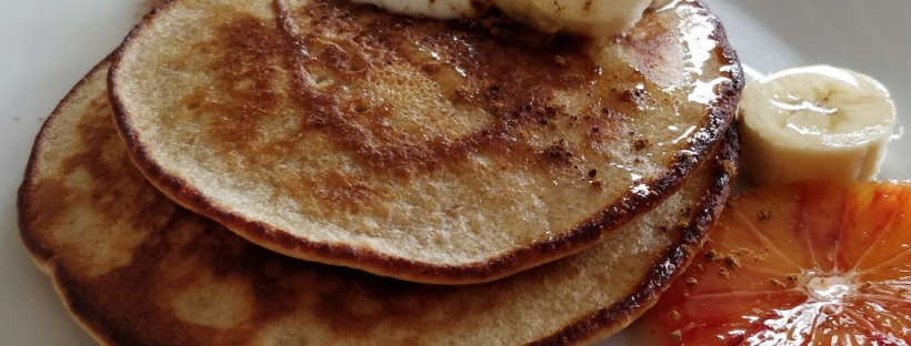 Buchweizen-Dinkel-Pancakes
